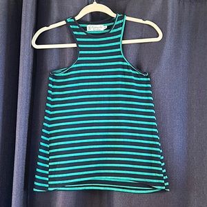 XS Fighting Eel Hawaii racerback tank top Blue Navy Turquoise women’s NICE